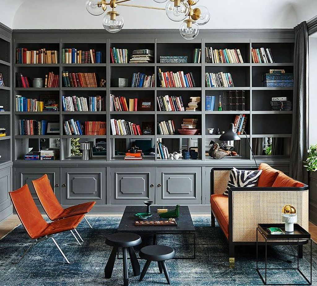 Smart Library Design Ideas For Home To Add To Your List 31