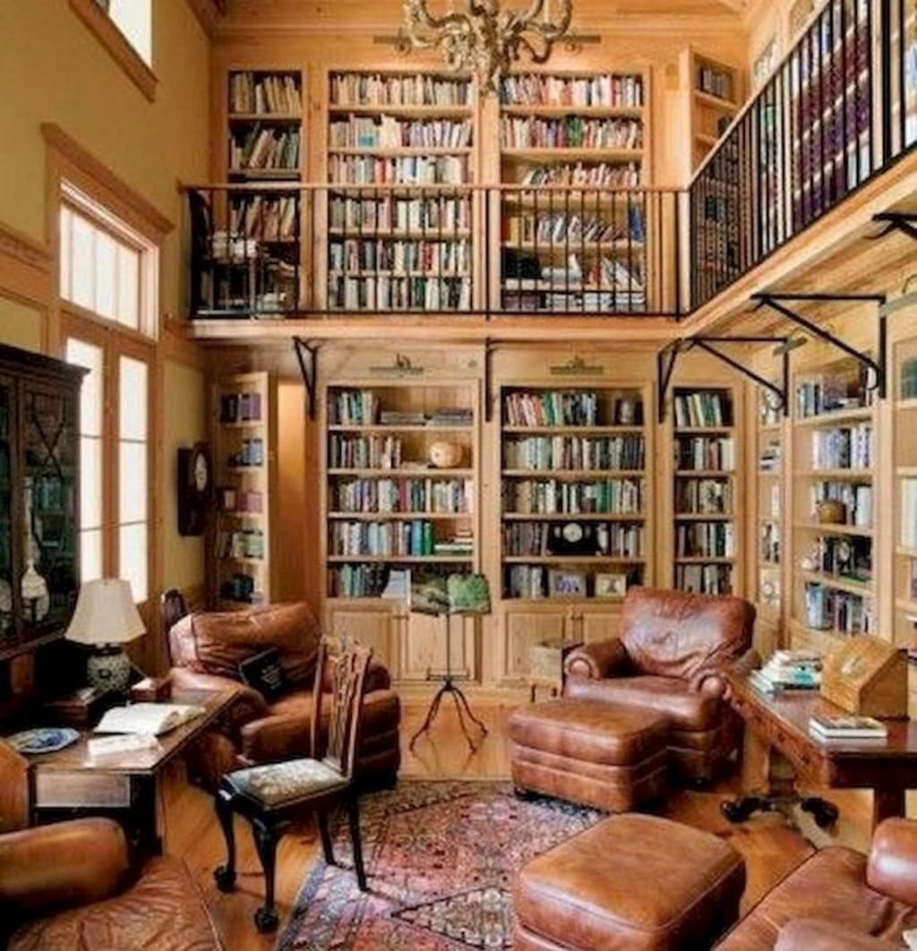 Smart Library Design Ideas For Home To Add To Your List 33
