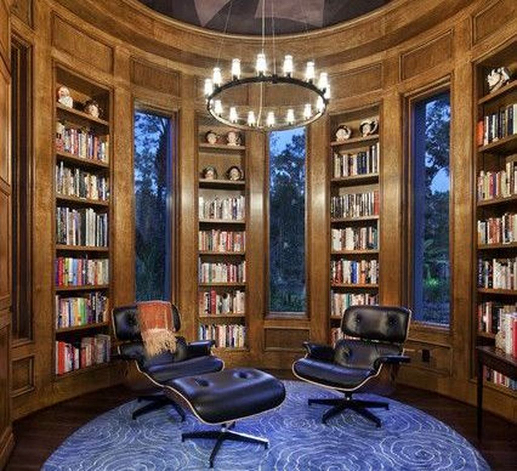 Smart Library Design Ideas For Home To Add To Your List 34