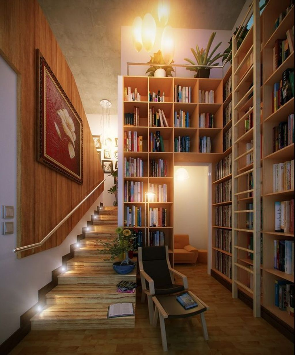 Smart Library Design Ideas For Home To Add To Your List 35