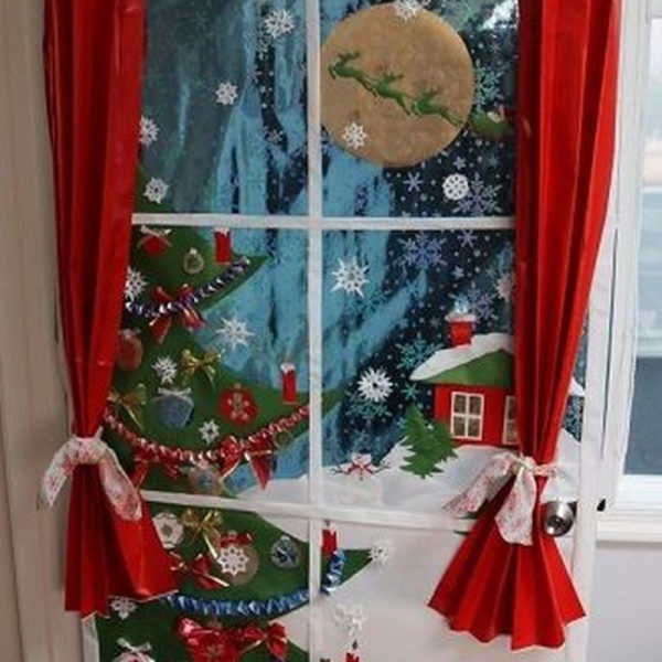Creative Christmas Door Decoration Ideas To Inspire You 08
