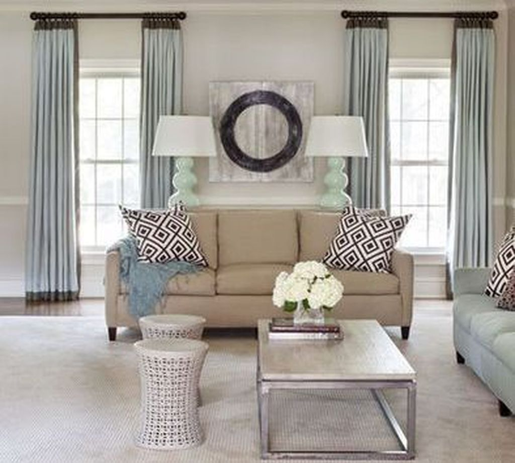 Inexpensive Living Room Curtain Design Ideas On A Budget 38