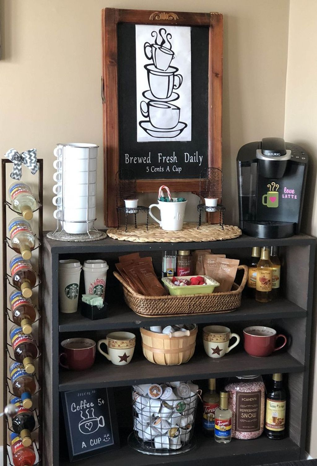 Magnificient Home Coffee Bar Design Ideas You Must Have 21