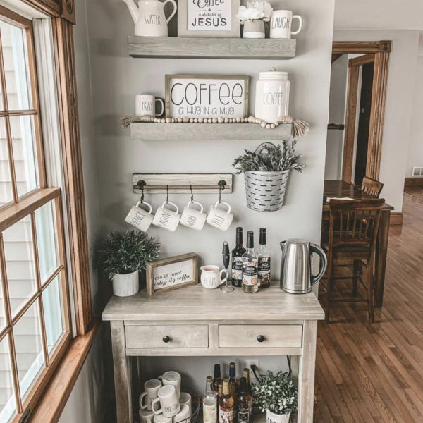 Magnificient Home Coffee Bar Design Ideas You Must Have 32