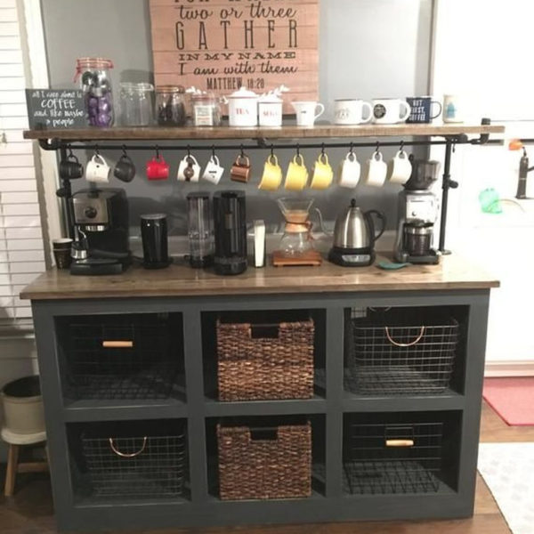 Magnificient Home Coffee Bar Design Ideas You Must Have 35