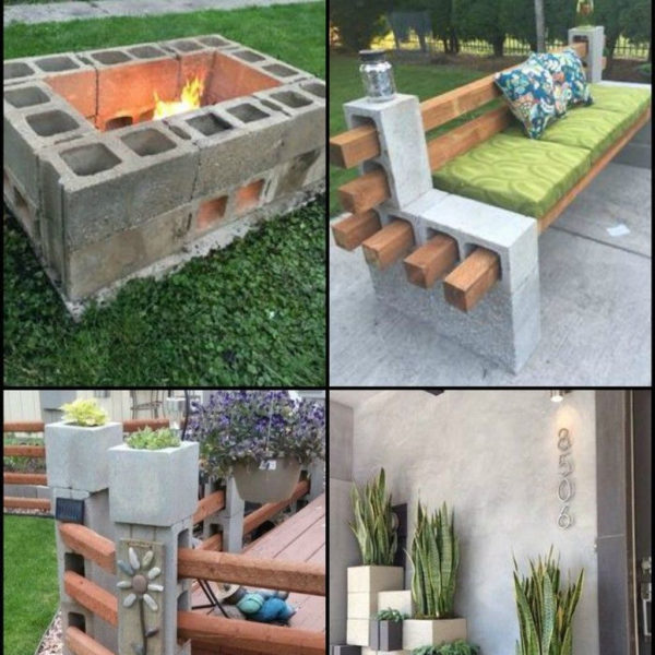 Stylish Garden Design Ideas With Cinder Block To Try 32