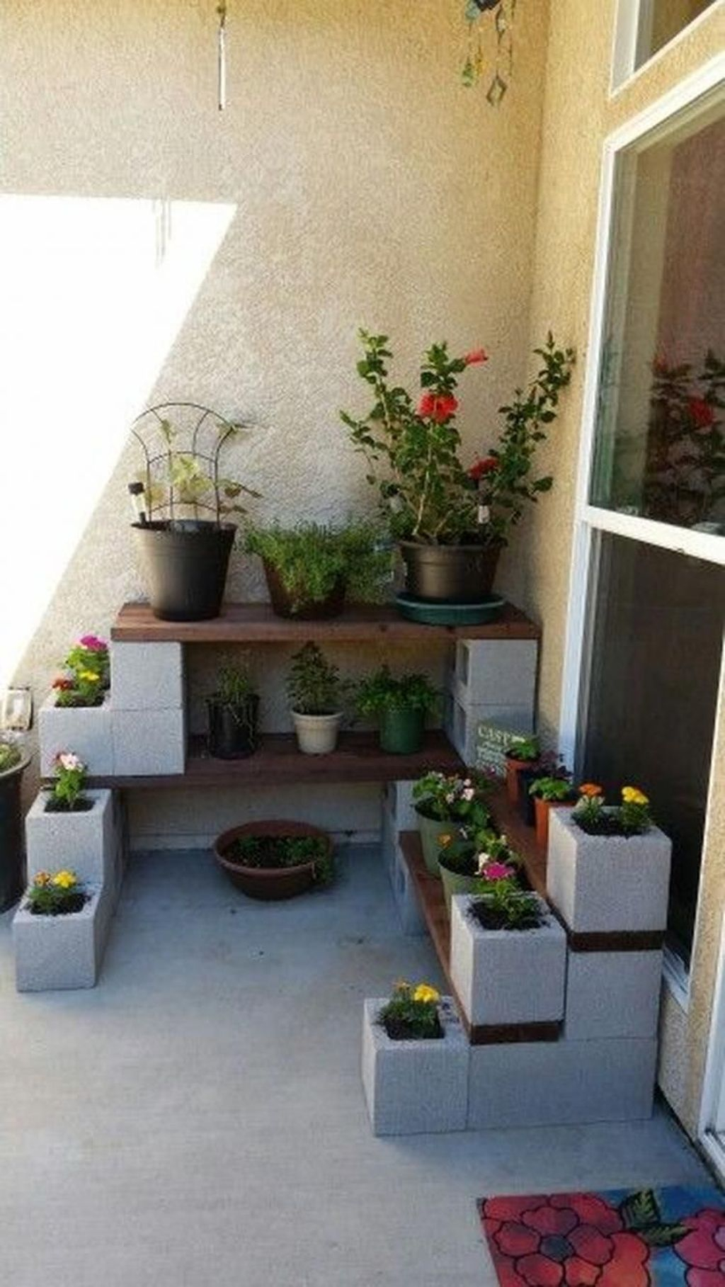 Stylish Garden Design Ideas With Cinder Block To Try 38