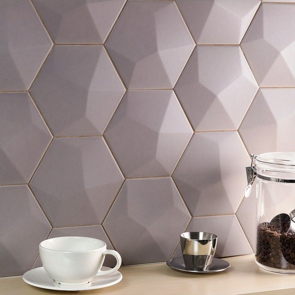 Superb Glitter Kitchen Tiles Design Ideas To Try Nowaday 10