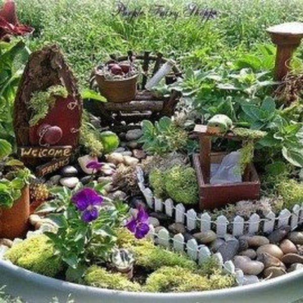 Unordinary Magical Fairy Garden Design Ideas To Try 05