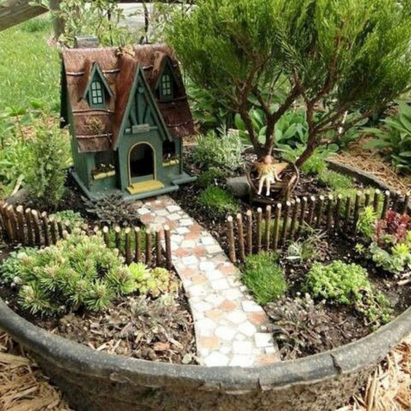 Unordinary Magical Fairy Garden Design Ideas To Try 27