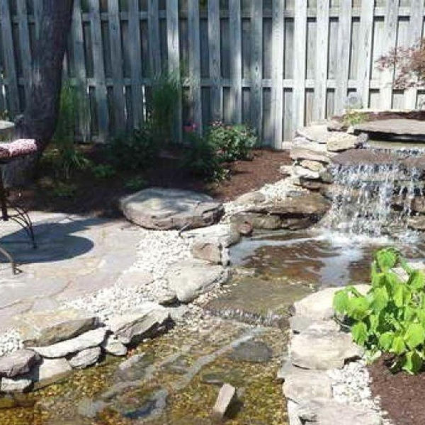 Creative Backyard Ponds Ideas With Waterfalls To Try 05