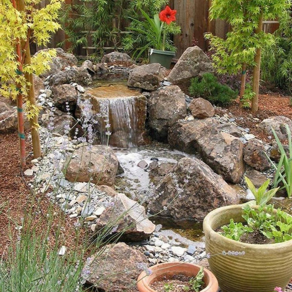 38 Creative Backyard Ponds Ideas With Waterfalls To Try