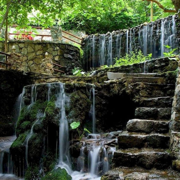 Creative Backyard Ponds Ideas With Waterfalls To Try 22