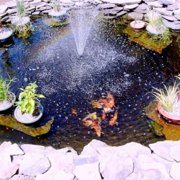 Creative Backyard Ponds Ideas With Waterfalls To Try 31