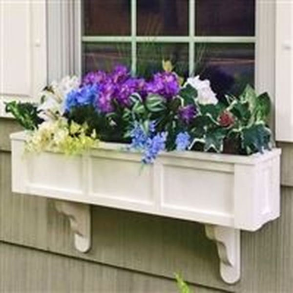 Fabulous Exterior Decoration Ideas With Flower In Window 01
