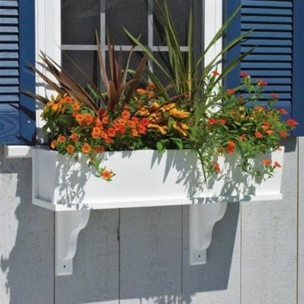 Fabulous Exterior Decoration Ideas With Flower In Window 12