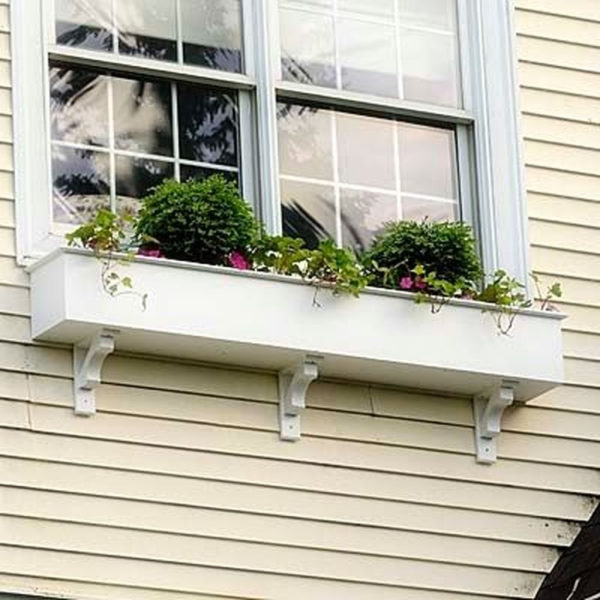 Fabulous Exterior Decoration Ideas With Flower In Window 15