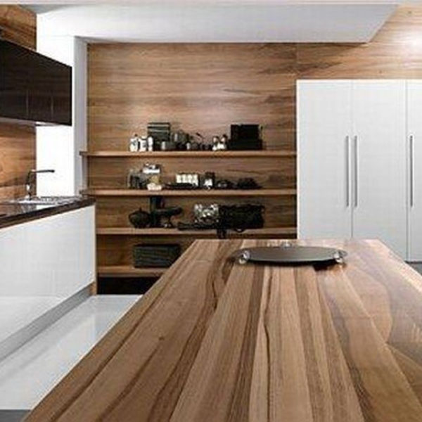 Hottest Wood Kitchen Set Design Ideas That You Can Try 07