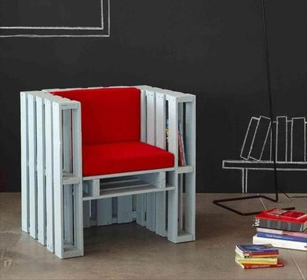 Popular Diy Chair Pallet Design Ideas That You Can Try 25