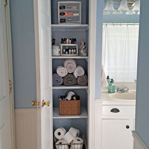 38 Smart Linen Closet Organization Makeover Ideas To Try This Year