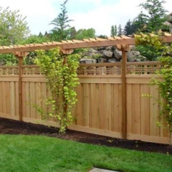 Charming Privacy Fence Design Ideas For You 02