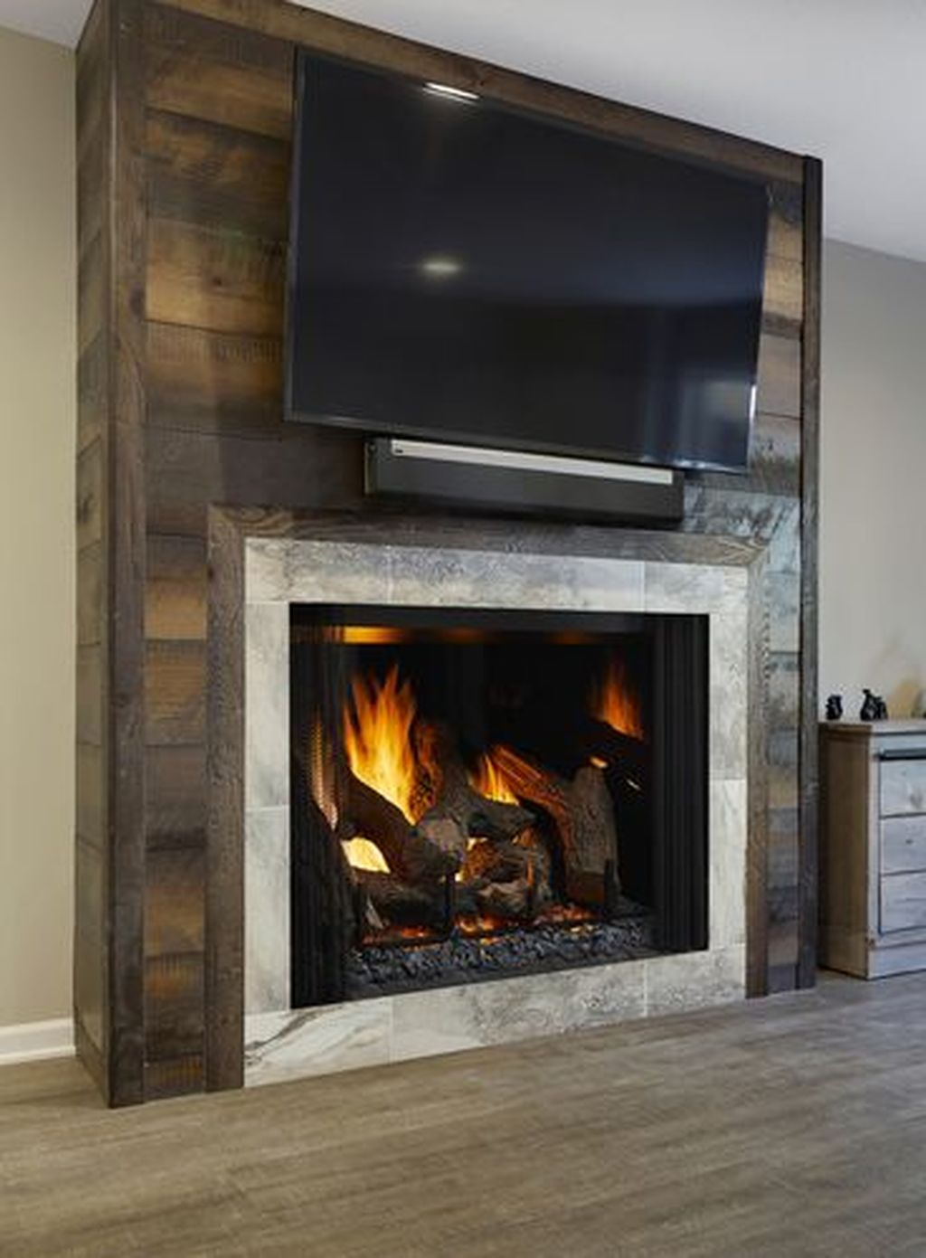 Luxury Clad Cover Fireplace Ideas To Try 11