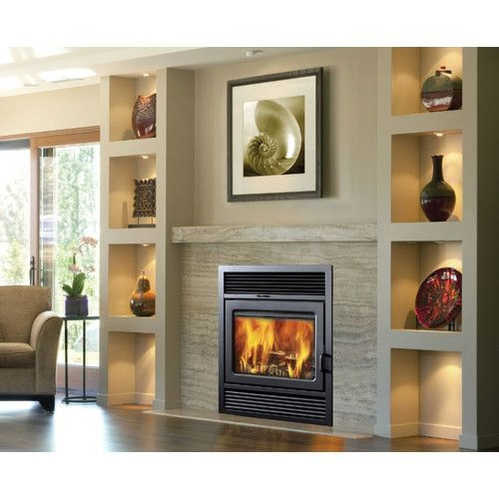 Luxury Clad Cover Fireplace Ideas To Try 35