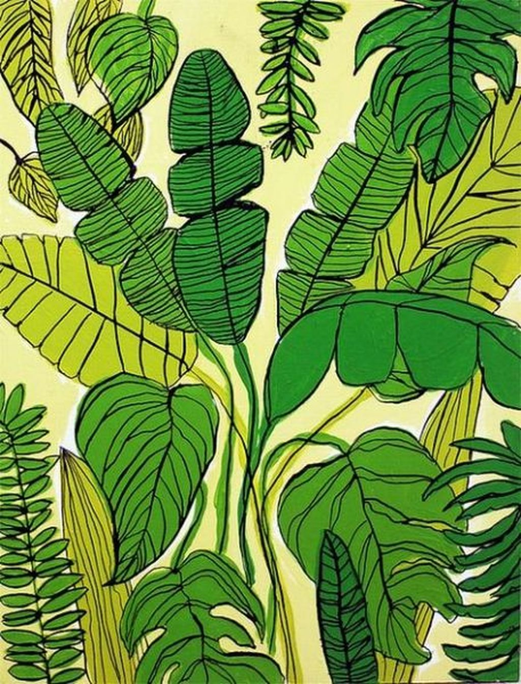 Splendid Tropical Leaf Decor Ideas For Home Design 20