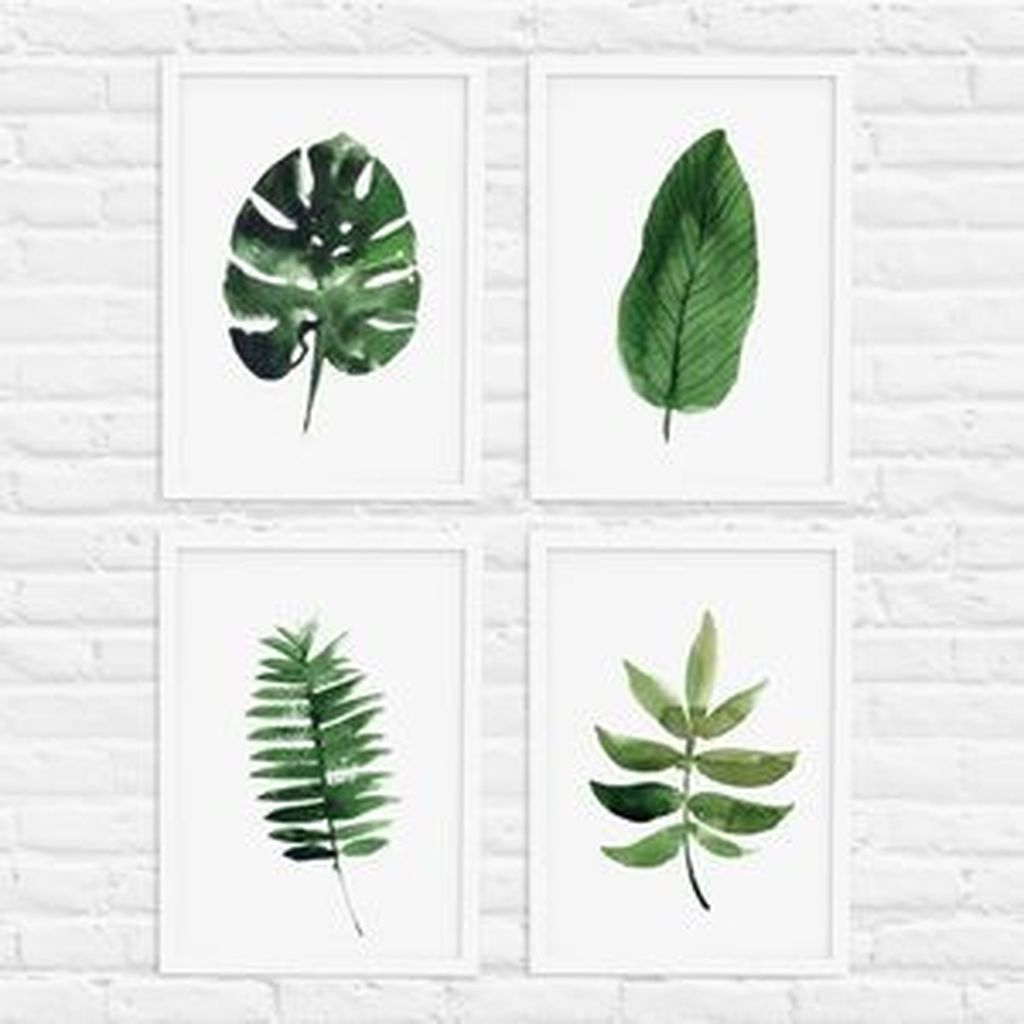 Splendid Tropical Leaf Decor Ideas For Home Design 36
