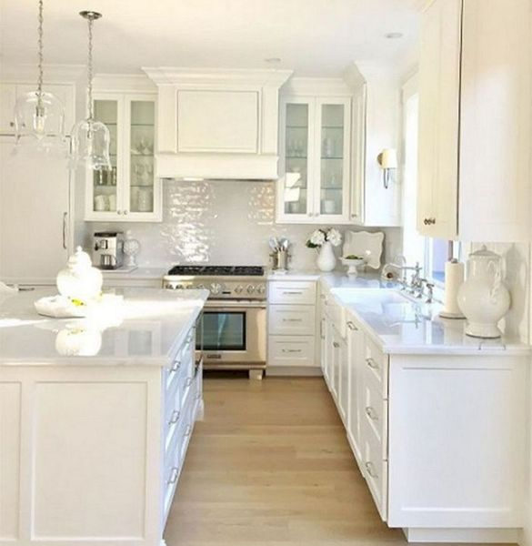 Fancy White Kitchen Cabinets Ideas To Try Asap 12