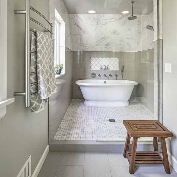 Marvelous Bathroom Design Ideas With Small Tubs 36