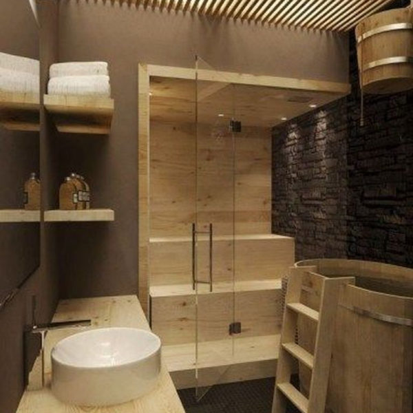 Excellent Palette Sauna Room Design Ideas For Winter Decoration To Try24