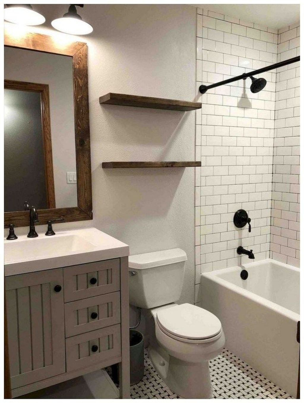 Gorgeous Farmhouse Master Bathroom Remodel Ideas That You Will See 03