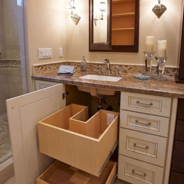 Impressive Bathroom Organization Ideas For Your First Apartment In College 09