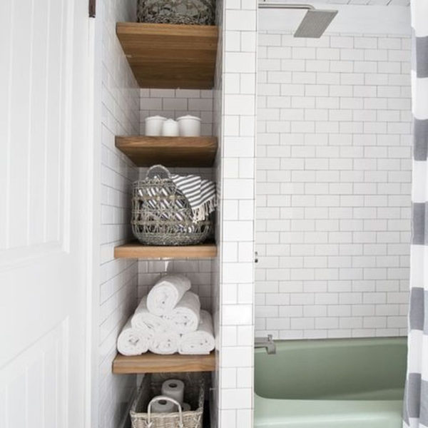Impressive Bathroom Organization Ideas For Your First Apartment In College 19
