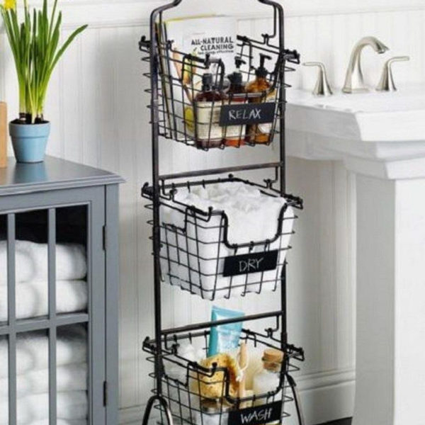 Impressive Bathroom Organization Ideas For Your First Apartment In College 33