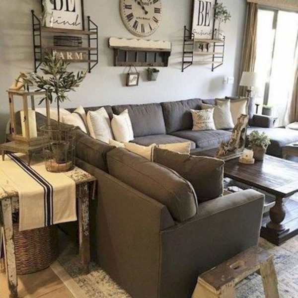 Popular Farmhouse Living Room Makeover Decor Ideas To Have Now 12