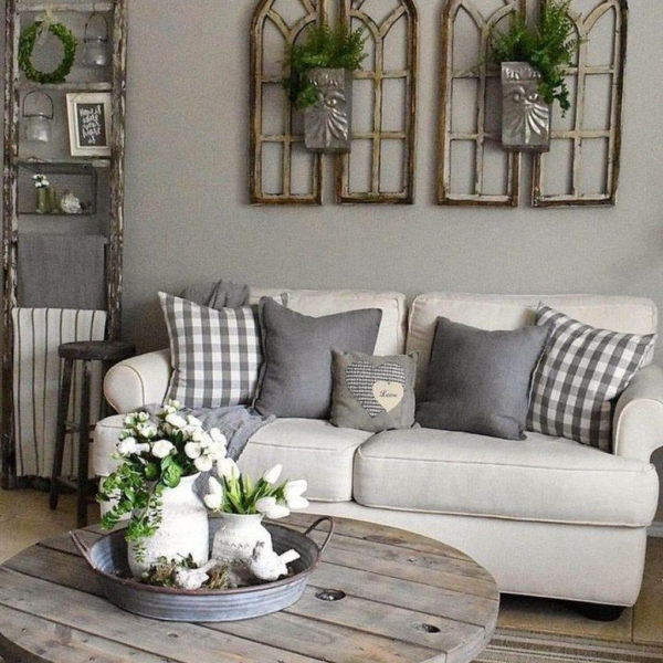 Popular Farmhouse Living Room Makeover Decor Ideas To Have Now 36