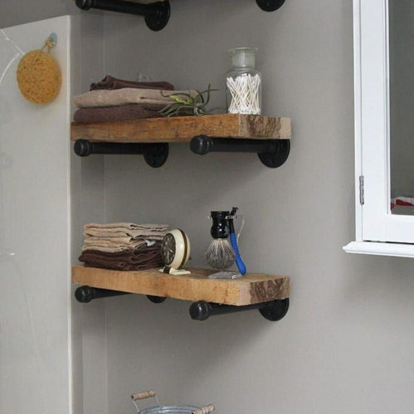 Rustic Diy Industrial Pipe Shelves Design Ideas For You 06