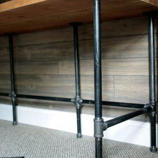 Rustic Diy Industrial Pipe Shelves Design Ideas For You 10