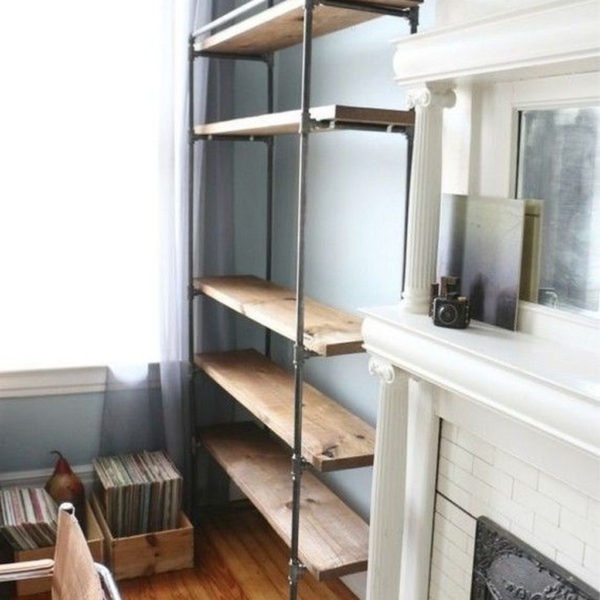 Rustic Diy Industrial Pipe Shelves Design Ideas For You 18
