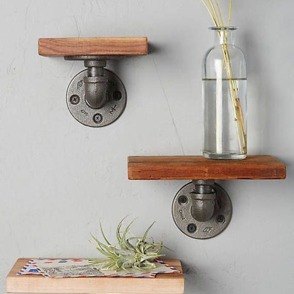 Rustic Diy Industrial Pipe Shelves Design Ideas For You 21
