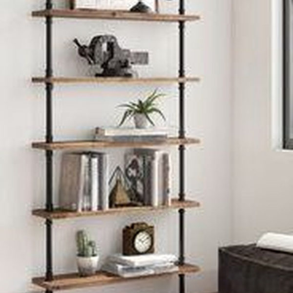 Rustic Diy Industrial Pipe Shelves Design Ideas For You 24