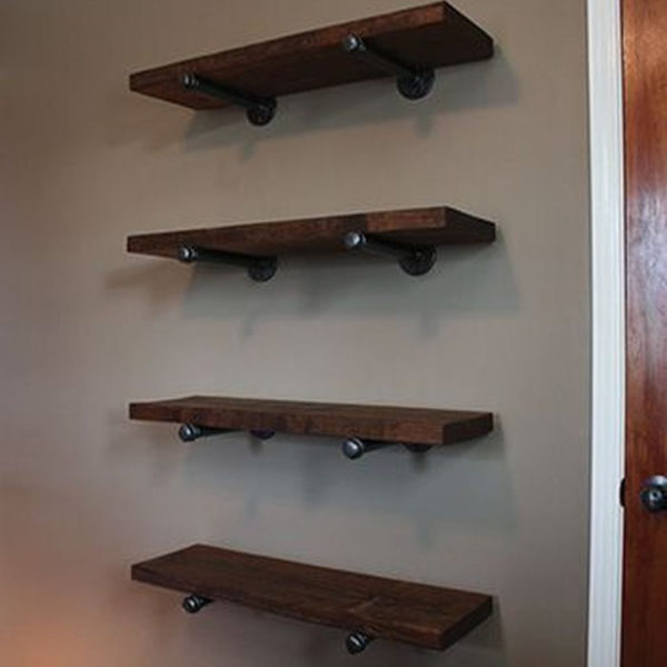 Rustic Diy Industrial Pipe Shelves Design Ideas For You 25