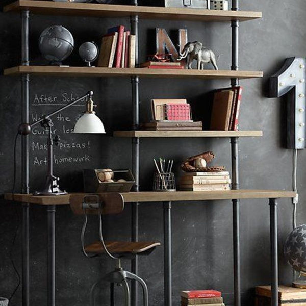 Rustic Diy Industrial Pipe Shelves Design Ideas For You 26