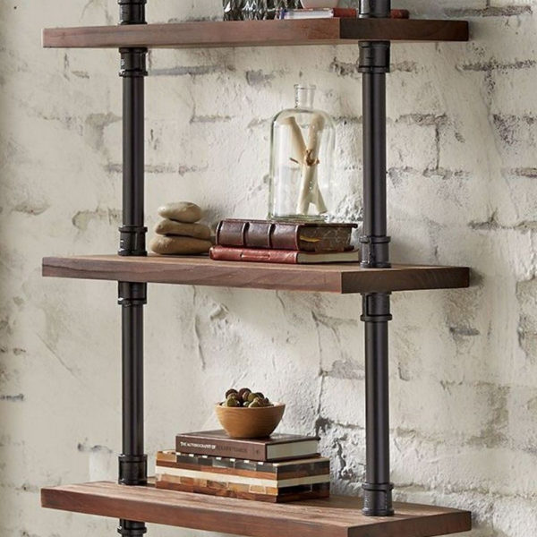 Rustic Diy Industrial Pipe Shelves Design Ideas For You 32