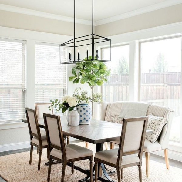 Splendid Dining Room Design Ideas With Farmhouse Table To Have 03