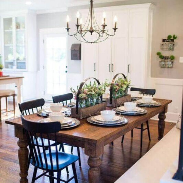 Splendid Dining Room Design Ideas With Farmhouse Table To Have 11