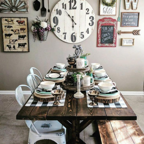 Splendid Dining Room Design Ideas With Farmhouse Table To Have 15