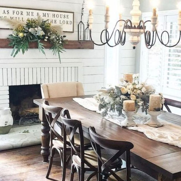 Splendid Dining Room Design Ideas With Farmhouse Table To Have 21